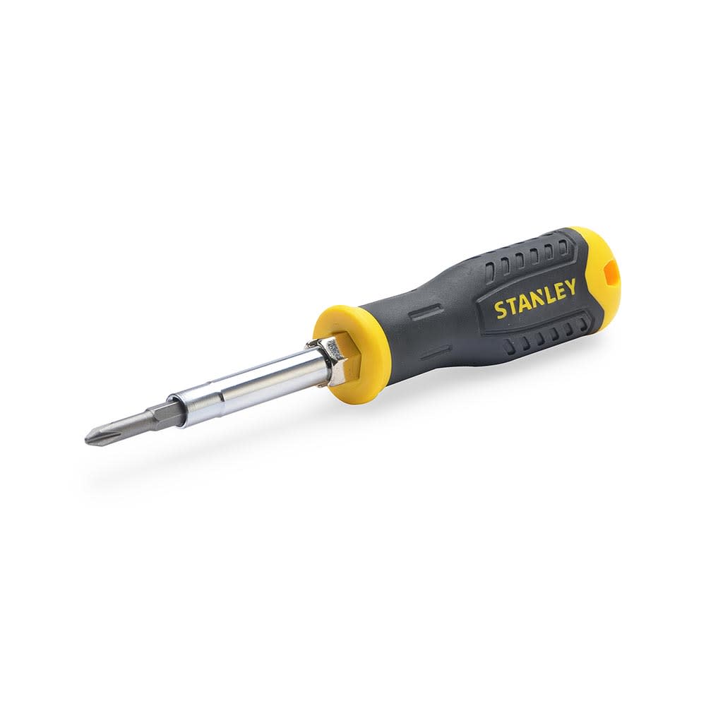DESTORNILLADOR 6 EN 1 MODELO 68012 CROMADO AMARILLO STANLEY