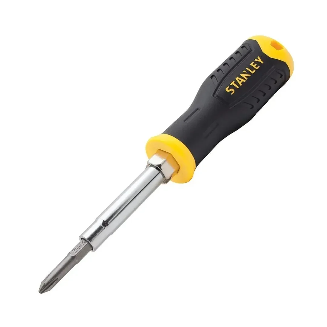 DESTORNILLADOR 6 EN 1 MODELO 68012 CROMADO AMARILLO STANLEY6