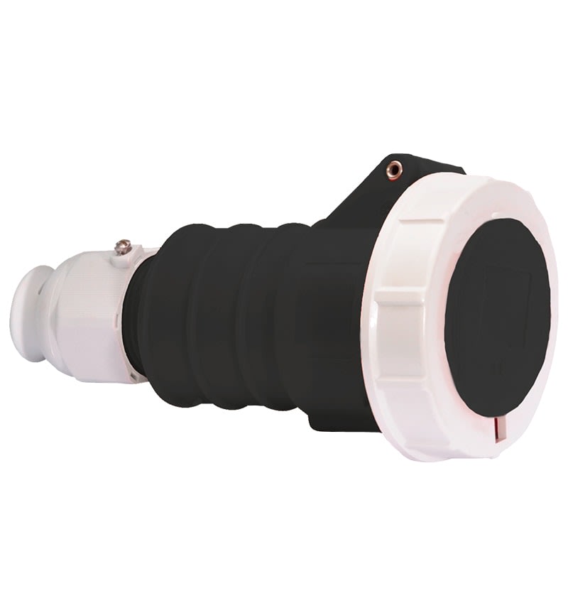 TOMA AEREA 32A 3P+T 500V NEGRO 7H IP67 MULTI-GRIP TE-PLUS 31246 BALS1