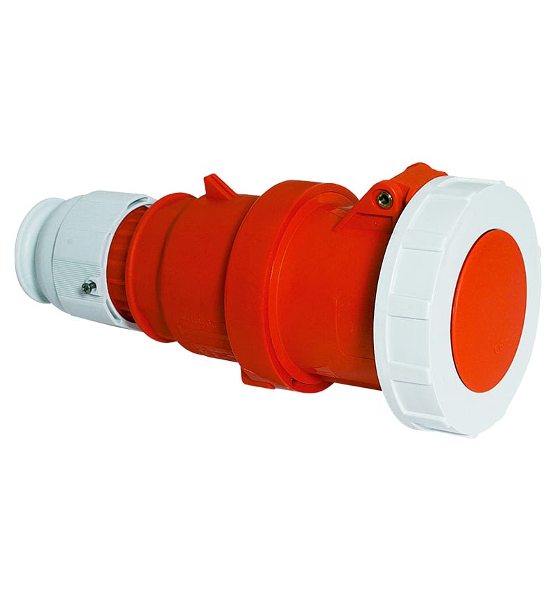 TOMA AEREA 63A 3P+T 415V ROJO 6H IP67 MULTI-GRIP TE-PLUS 3185 BALS1
