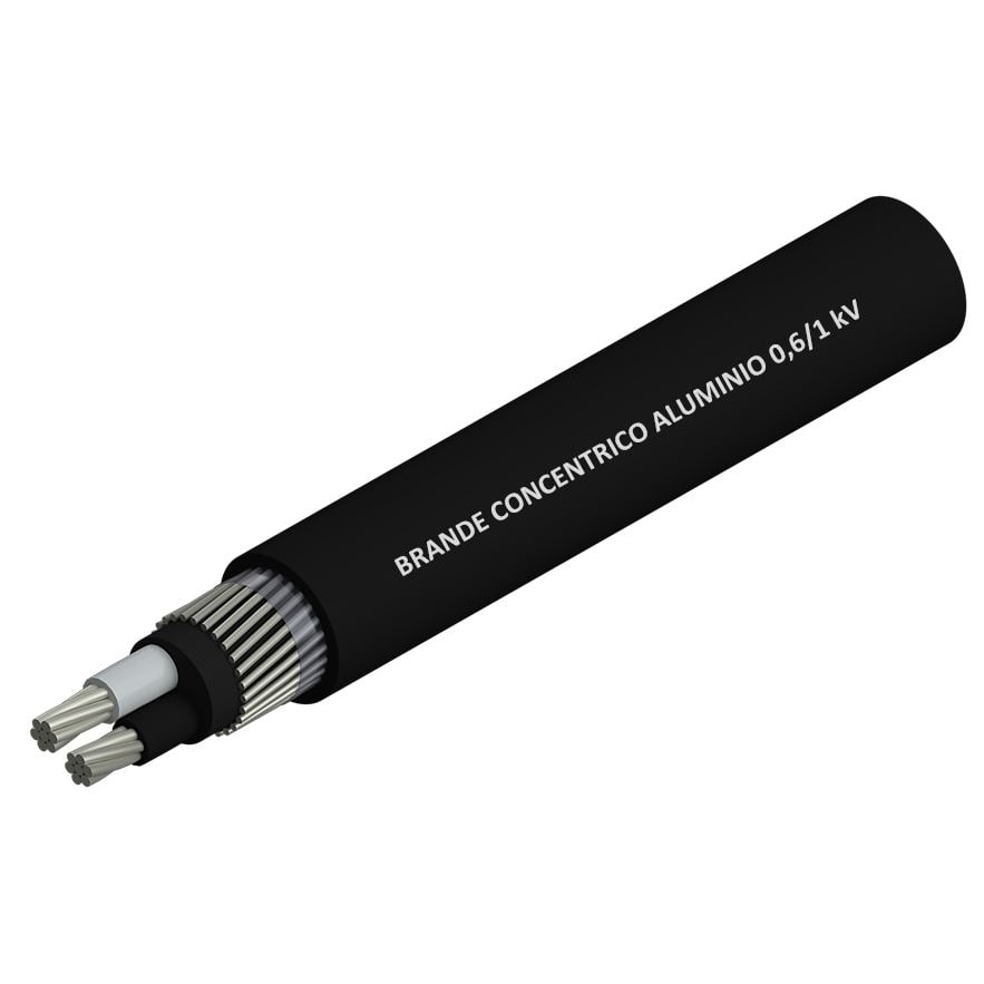 CONCENTRICO DE ALUMINIO 0,6/1KV CABLE 2x10MM A011200003 BRANDE