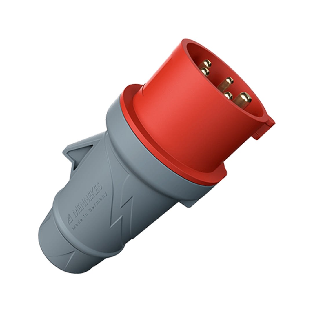 ENCHUFE 16AMP 3P+N+T 415V ROJO 6H IP44 POWERTOP PLUS (2 CUERPOS) -REEMPLAZO 3 MENNEKES