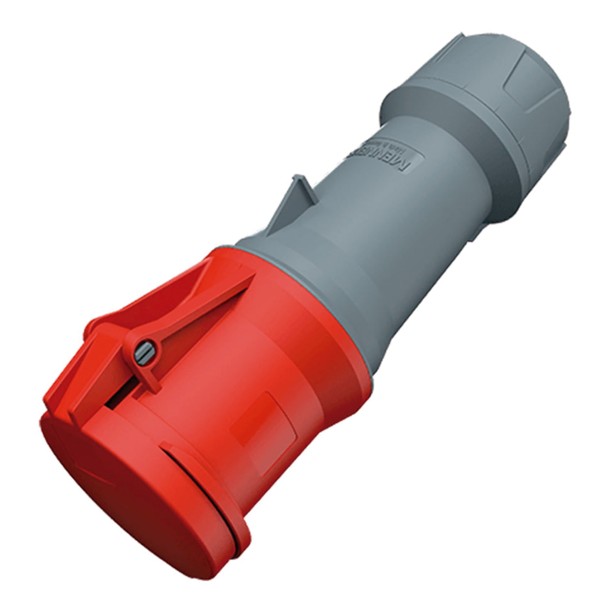 TOMA AEREO 63AMP 3P+T 415V ROJO 6H IP44 POWERTOP PLUS MENNEKES1