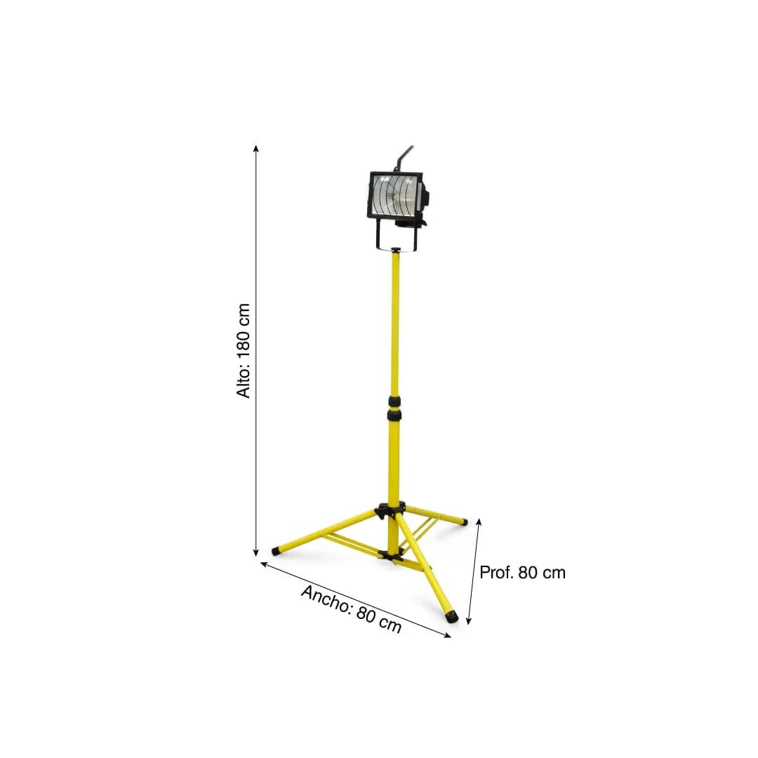 REFLECTOR HALOGENO CON TRIPODE 1X500W TOTAL1