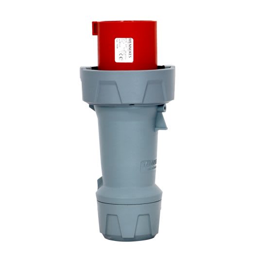 ENCHUFE 63AMP 3P+T 415V ROJO 6H IP67 POWERTOP PLUS MENNEKES2