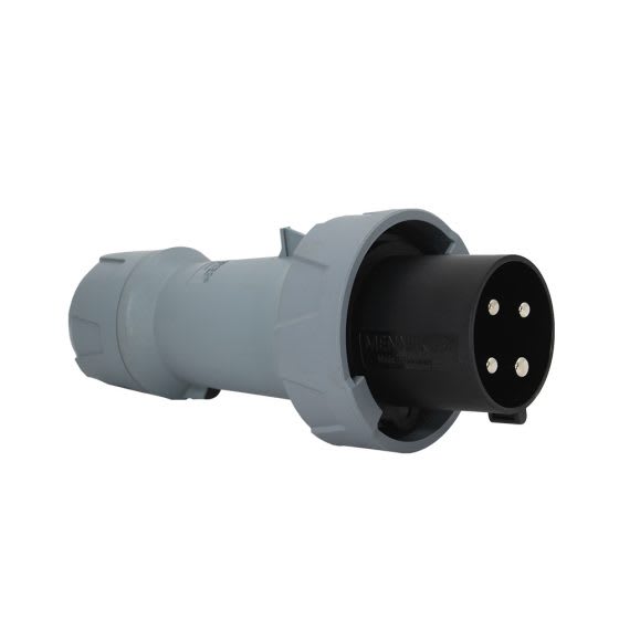 ENCHUFE 63AMP 3P+T 500V NEGRO 7H IP67 POWERTOP PLUS MENNEKES1