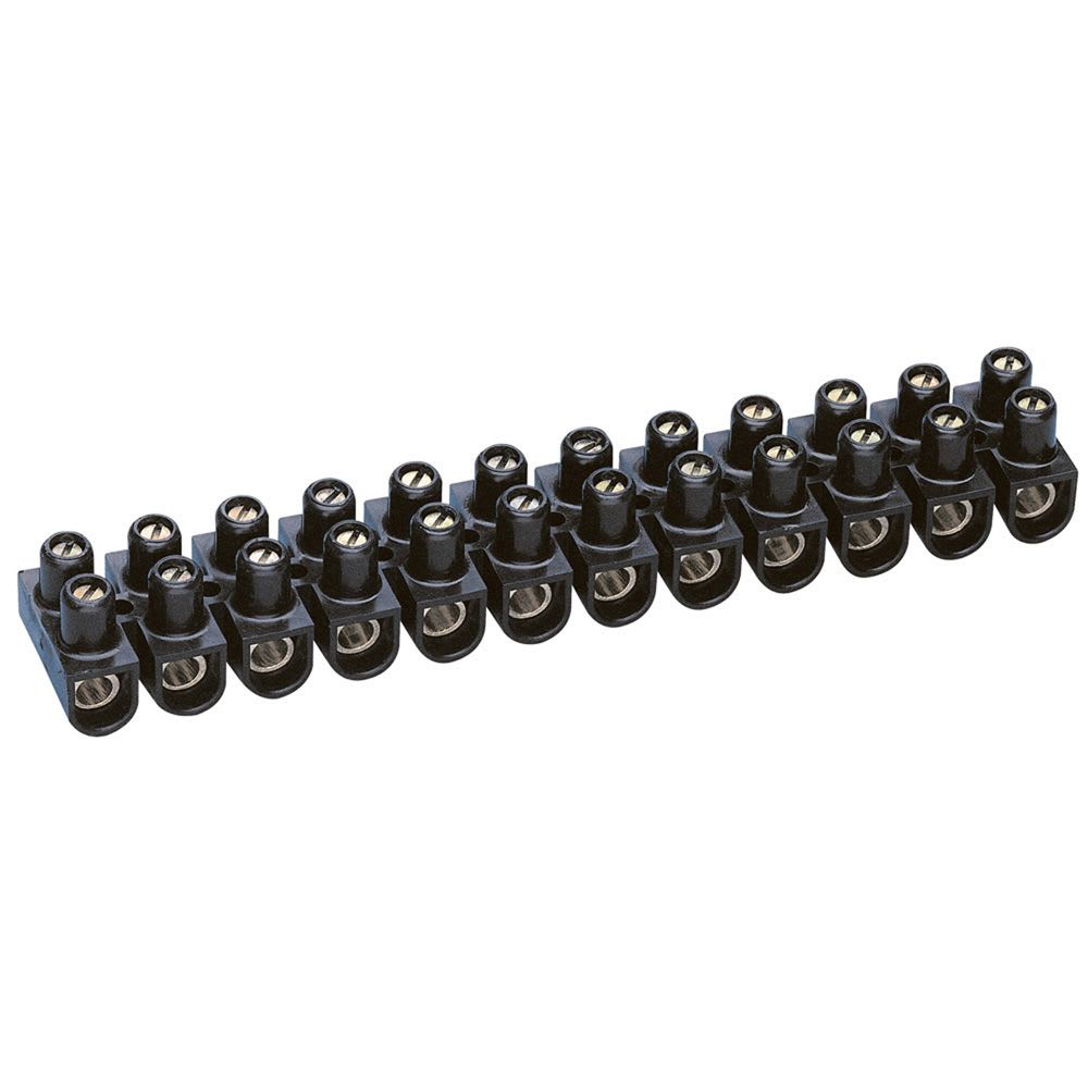 BORNERA DE REGLETA 16MM2 12 BORNES NYLBLOC NEGRO 34217 LEGRAND
