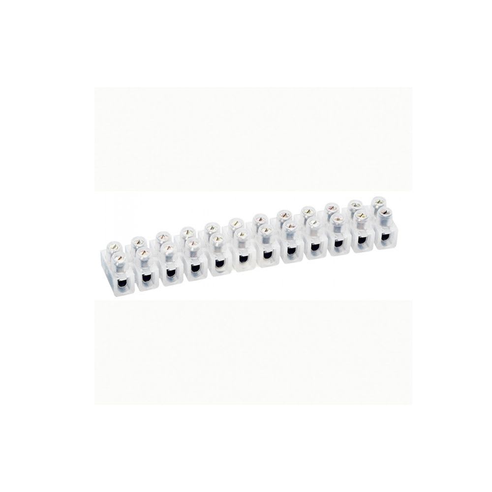 BORNERA DE REGLETA 2.5MM2 12 BORNES NYLBLOC BLANCO 34221 LEGRAND