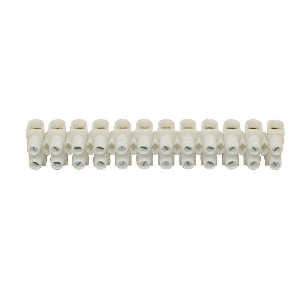 BORNERA DE REGLETA 6MM2 12 BORNES NYLBLOC BLANCO 34223 LEGRAND