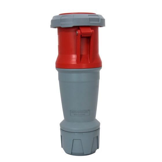 TOMA AEREO 125AMP 3P+T 415V ROJO 6H IP67 POWERTOP PLUS MENNEKES3