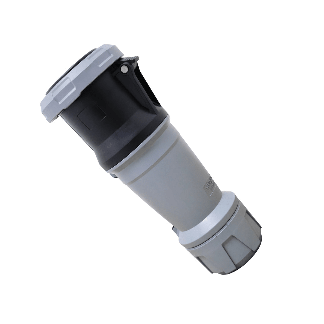 TOMA AEREO 125AMP 3P+T 500V NEGRO 7H IP67 POWERTOP PLUS MENNEKES