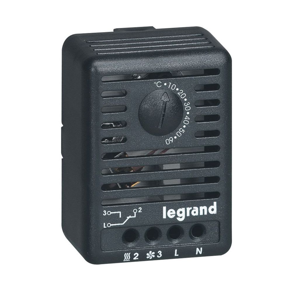 TERMOSTATO PARA VENTILADOR 5-60°C 1NC/1NA 34847 LEGRAND
