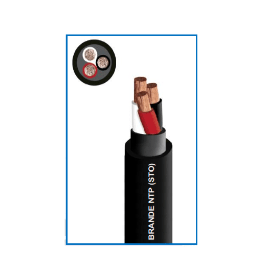 NPT (STO) 0,6/1KV CABLE VULCANIZADO 2x1.5MM A091000027 BRANDE