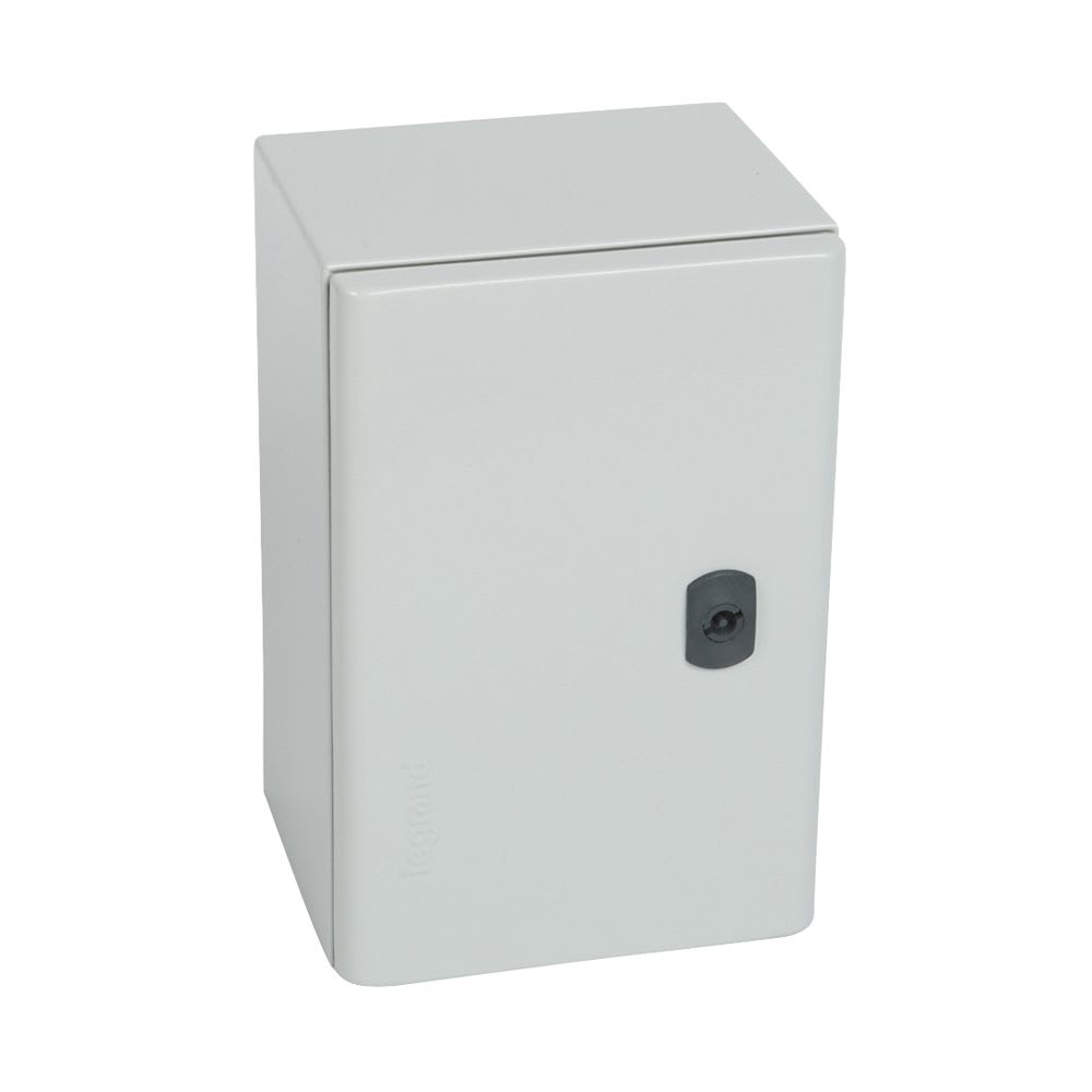 TABLERO P/ADOSAR METALICO 300X200X160MM CON PUERTA C/PLANCHA DE MONTAJE 36910 LEGRAND