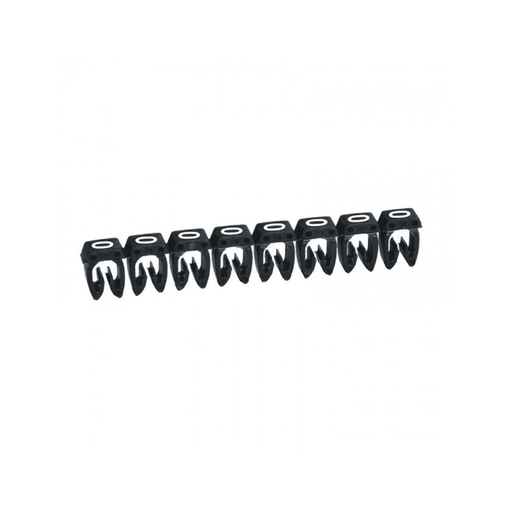 MARCADOR NUMERO: 0 PARA CABLE 0.5-1.5MM2 NEGRO X30UND 38210 LEGRAND