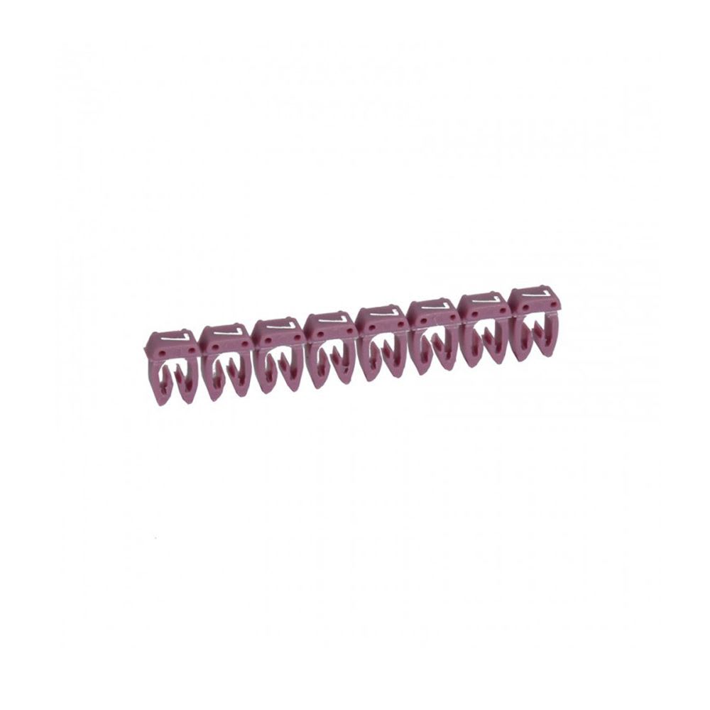 MARCADOR NUMERO: 7 PARA CABLE 0.5-1.5MM2 VIOLETA X30UND 38217 LEGRAND