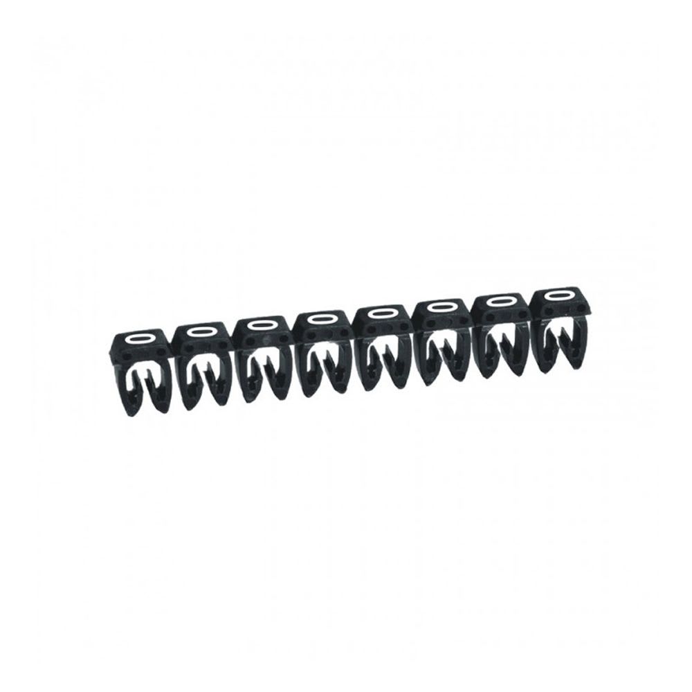MARCADOR NUMERO: 0 PARA CABLE 4-6MM2 NEGRO X20UND 38230 LEGRAND1