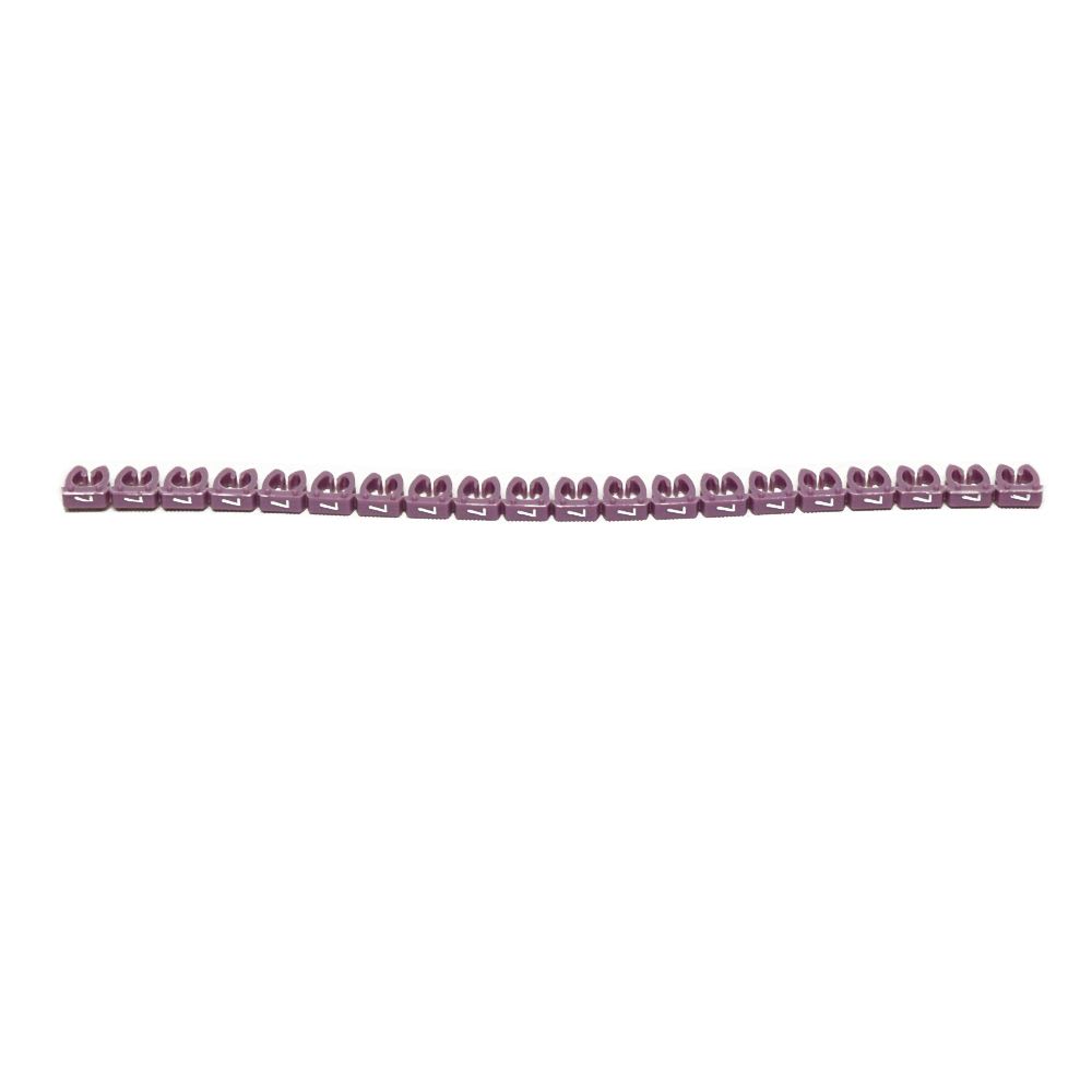 MARCADOR NUMERO: 7 PARA CABLE 4-6MM2 VIOLETA X20UND 38237 LEGRAND