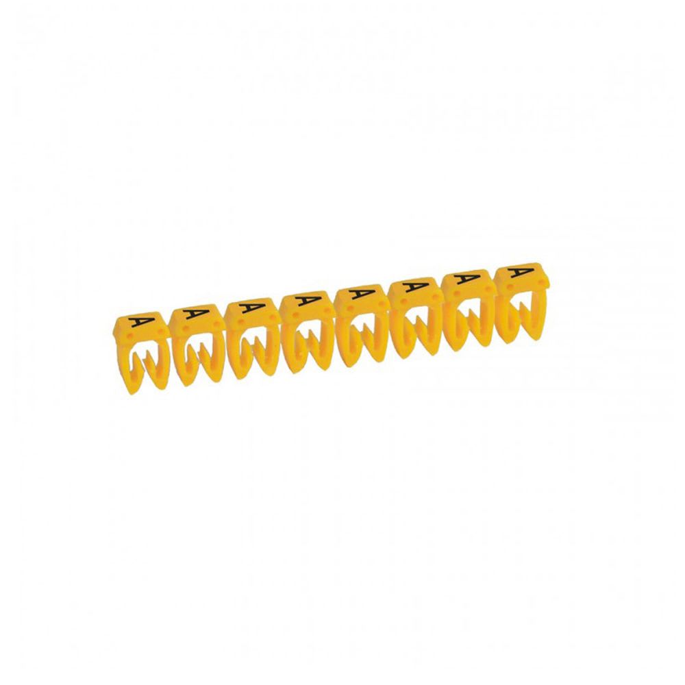 MARCADOR LETRA: A PARA CABLE 0.5-1.5MM2 X30UND 38300 LEGRAND1