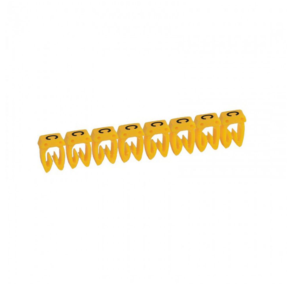MARCADOR LETRA: C PARA CABLE 0.5-1.5MM2 X30UND 38302 LEGRAND