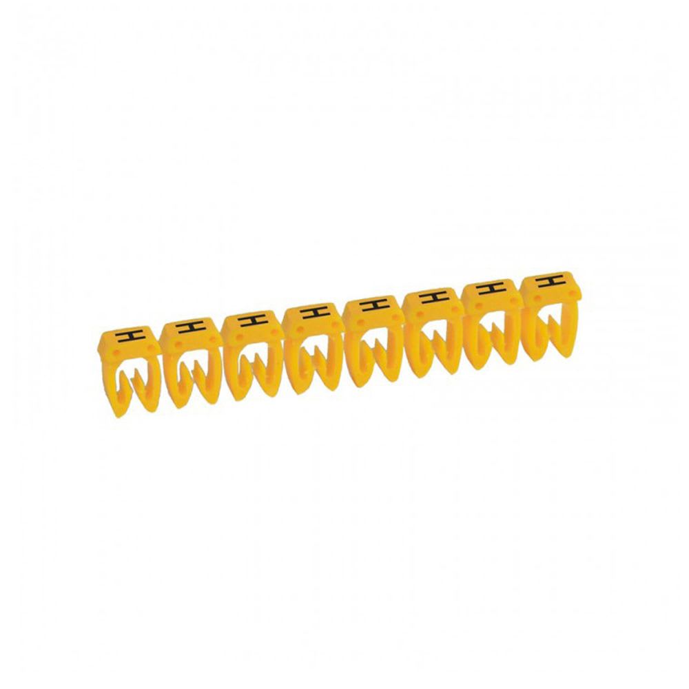 MARCADOR LETRA: H PARA CABLE 0.5-1.5MM2 X30UND 38307 LEGRAND