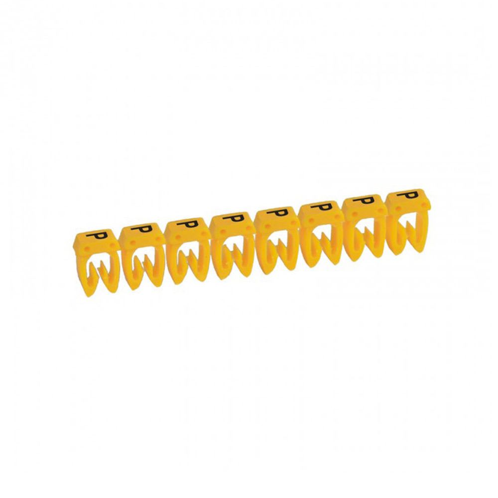 MARCADOR LETRA: P PARA CABLE 0.5-1.5MM2 X30UND 38315 LEGRAND