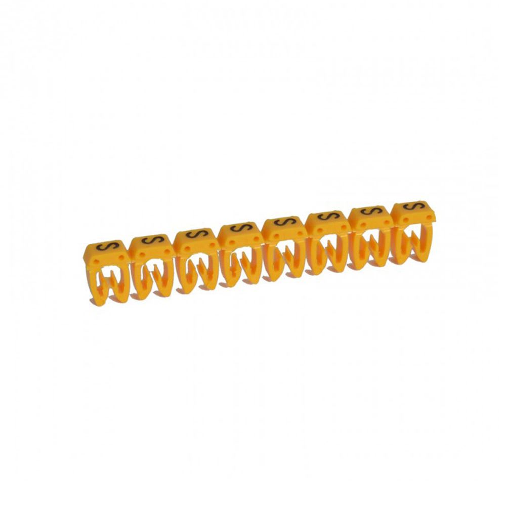 MARCADOR LETRA: S PARA CABLE 0.5-1.5MM2 X30UND 38318 LEGRAND
