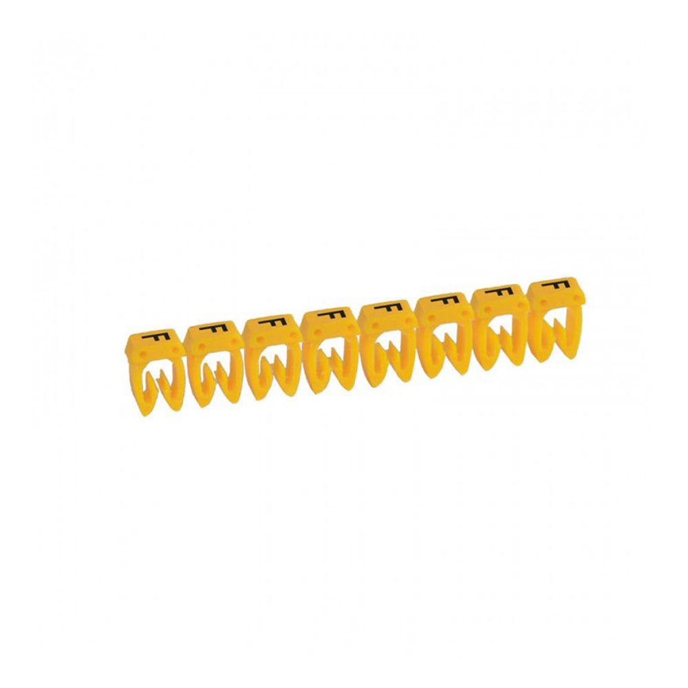 MARCADOR LETRA: F PARA CABLE 1.5-2.5MM2 X30UND 38335 LEGRAND