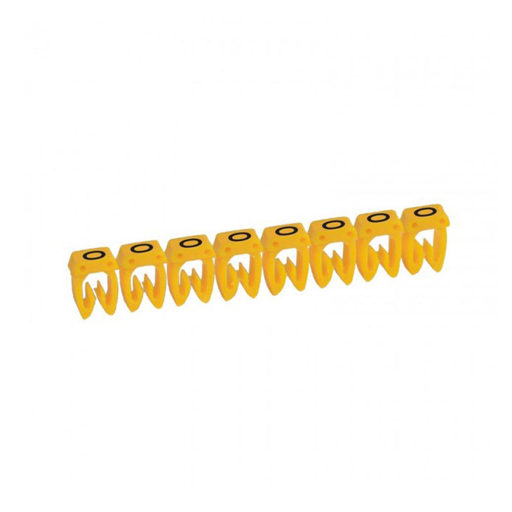MARCADOR LETRA: O PARA CABLE 1.5-2.5MM2 X30UND 38344 LEGRAND