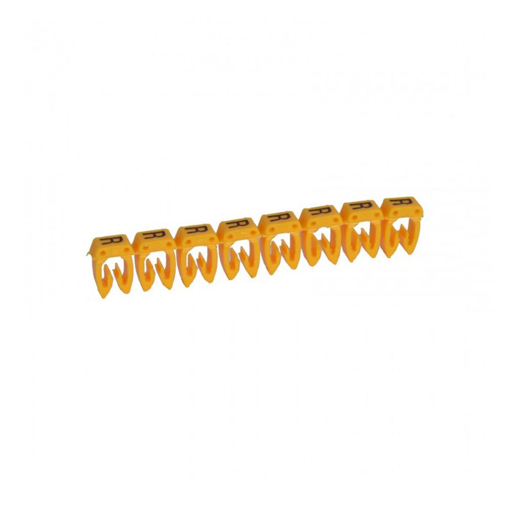 MARCADOR LETRA: R PARA CABLE 1.5-2.5MM2 X30UND 38347 LEGRAND1
