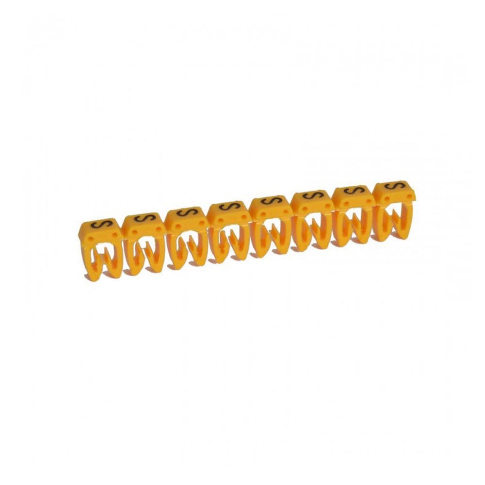 MARCADOR LETRA: S PARA CABLE 1.5-2.5MM2 X30UND 38348 LEGRAND