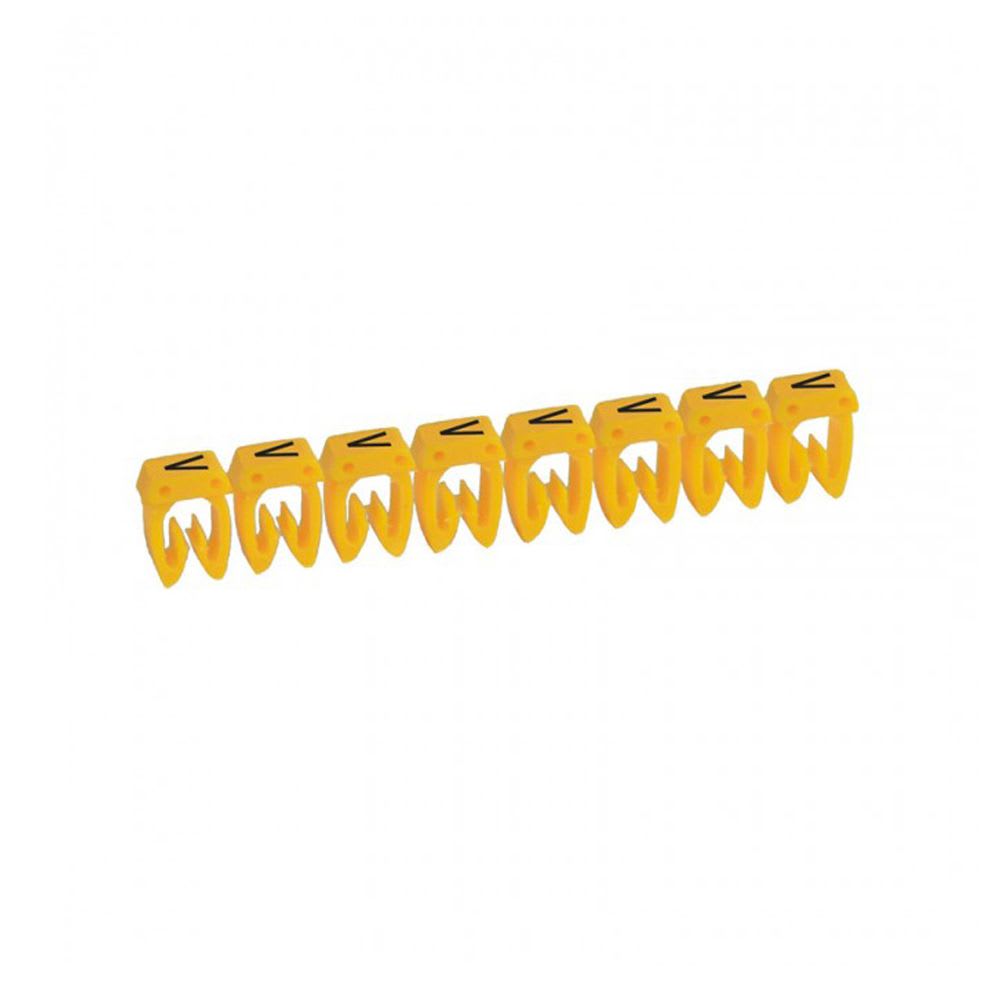 MARCADOR LETRA: V PARA CABLE 1.5-2.5MM2 X30UND 38351 LEGRAND1