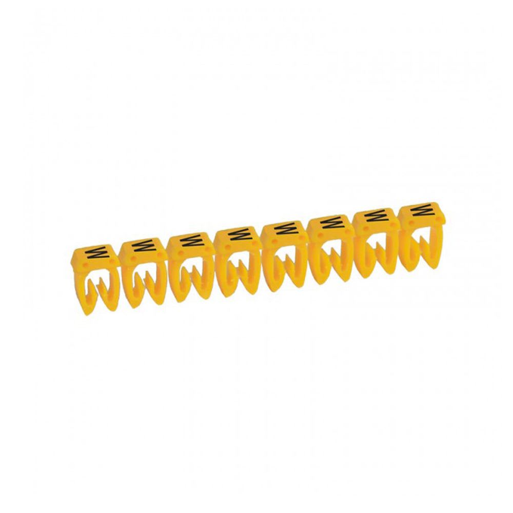 MARCADOR LETRA: W PARA CABLE 1.5-2.5MM2 X30UND 38352 LEGRAND