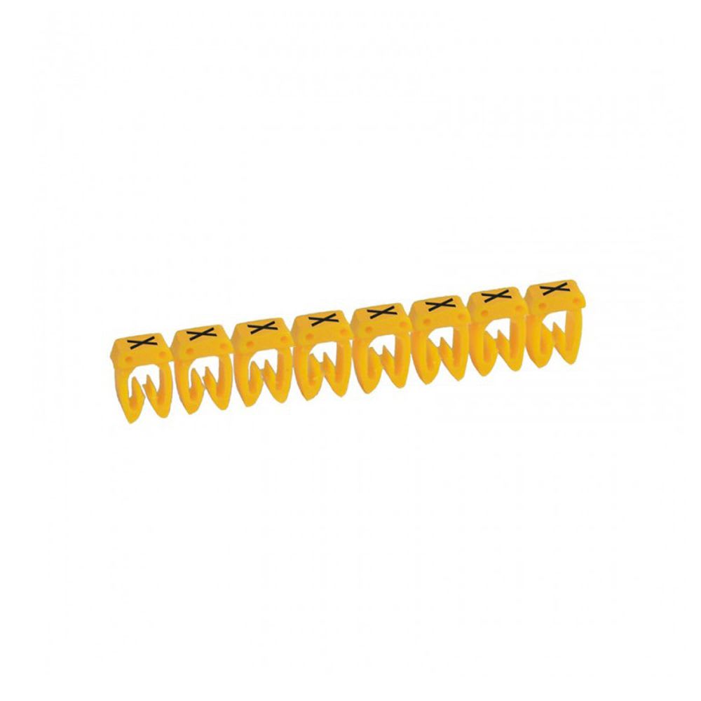 MARCADOR LETRA: X PARA CABLE 1.5-2.5MM2 X30UND 38353 LEGRAND