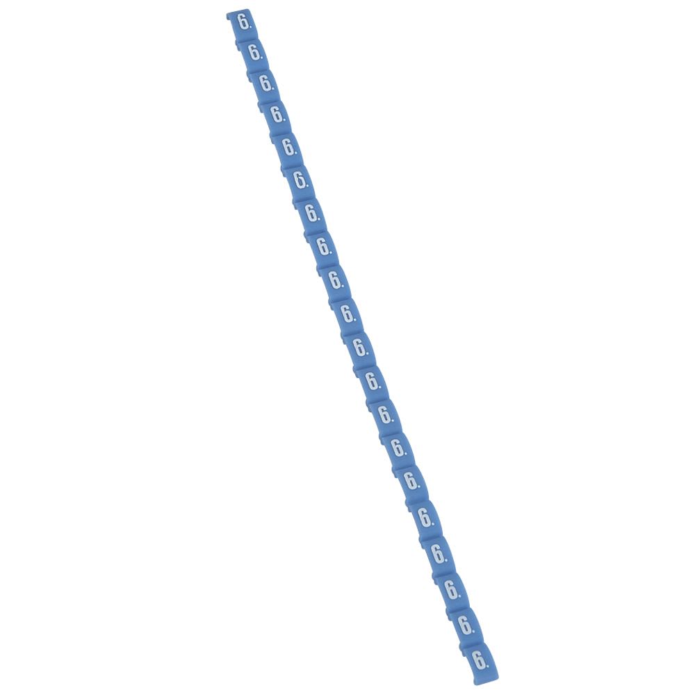 DIGITOS DUPLIX NUMERO: 6 AZUL X20UND 38406 LEGRAND