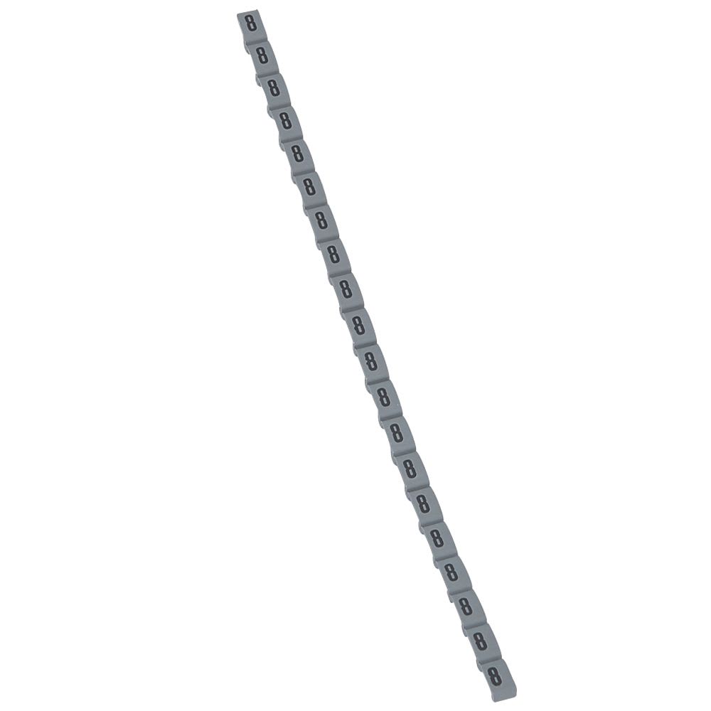 DIGITOS DUPLIX NUMERO: 8 GRIS X20UND 38408 LEGRAND