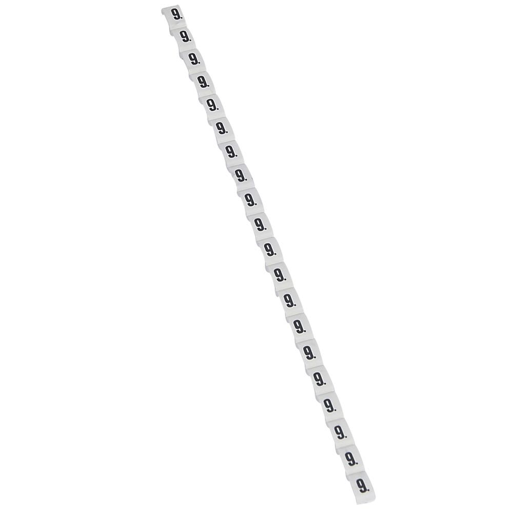 DIGITOS DUPLIX NUMERO: 9 BLANCO X20UND 38409 LEGRAND