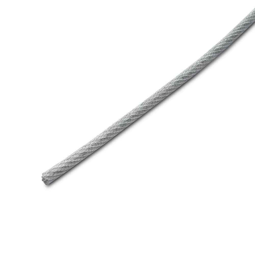CABLE DE ACERO 3/32'' X 1/8'' - VENTA POR METRO LINEAL SM