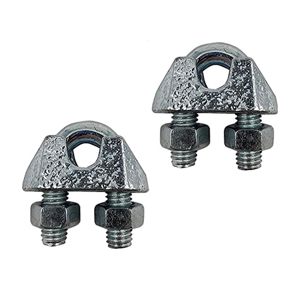 GRAMPA PARA CABLE 1/4'' 2 PIEZAS WERKEN