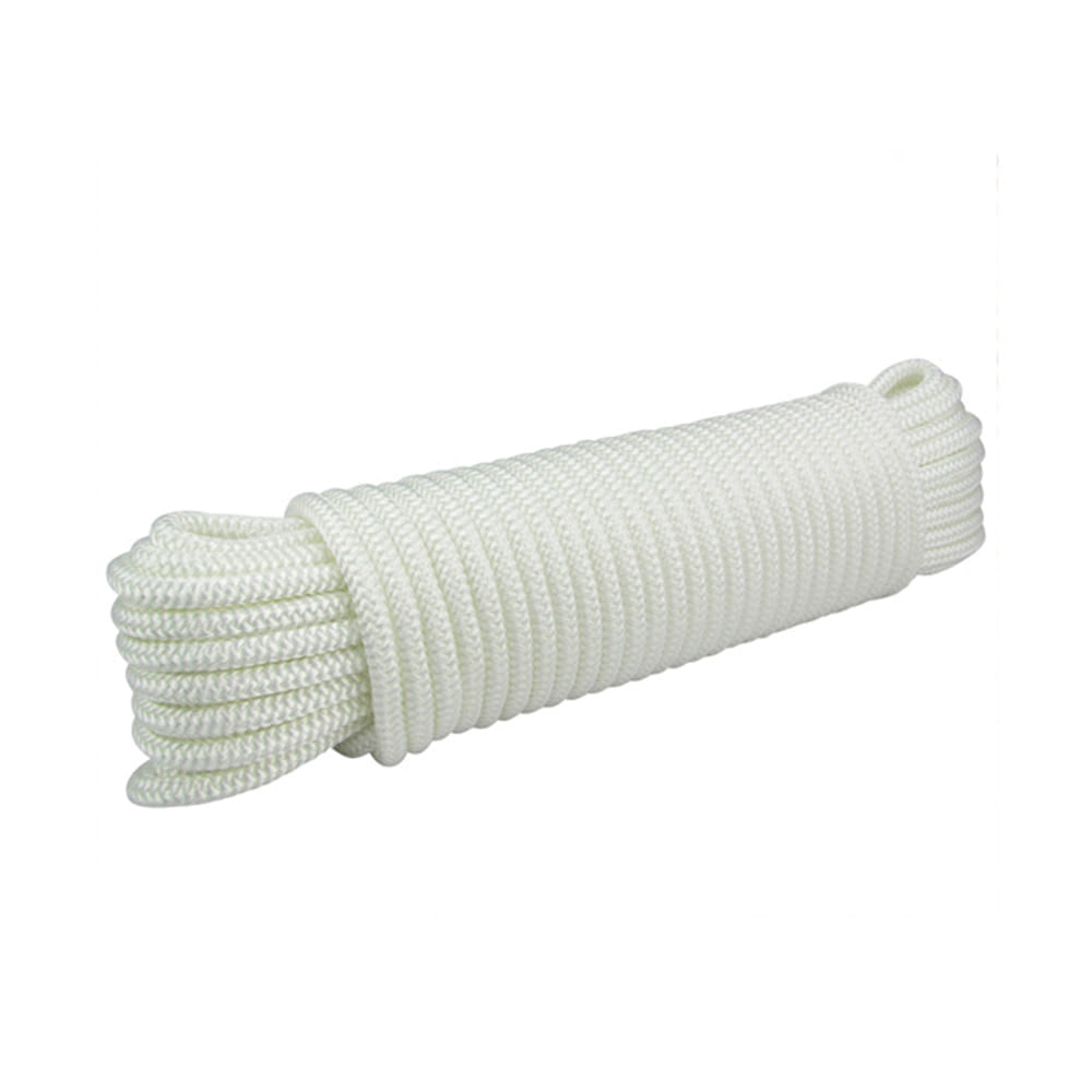 DRIZA NYLON 5MM 3/16'' X 25M BLANCO RESISTENTE A LA CORROSION WERKEN