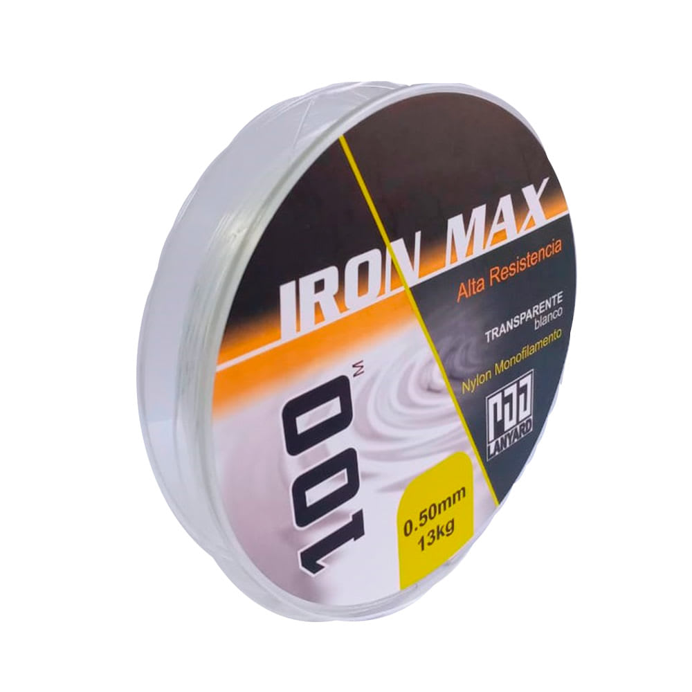 HILO NYLON PARA PESCAR TRANSPARENTE 0.50MM X 100MT KINGCORD1