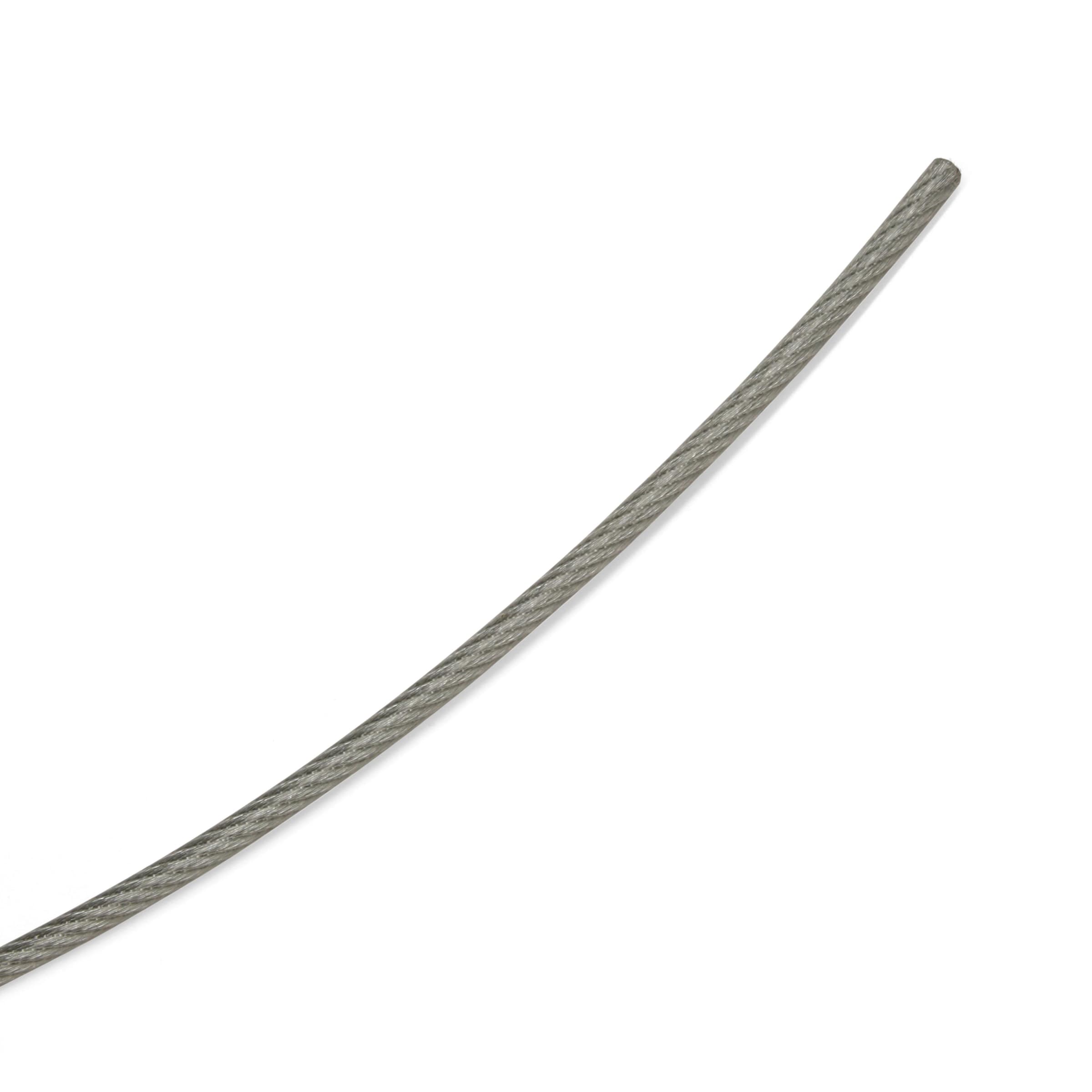 CABLE DE ACERO RECUBIERTO 3/16''X1/4''- VENTA POR METRO LINEAL SM