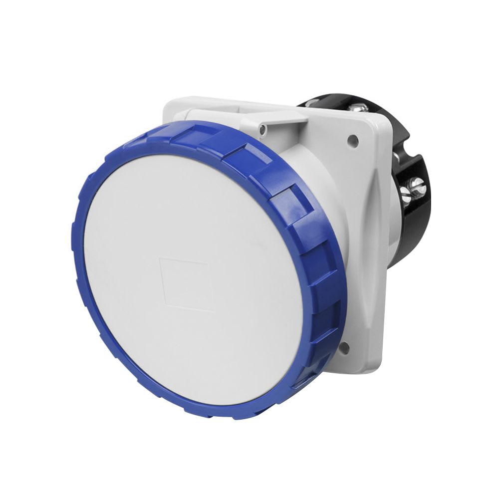 TOMACORRIENTE P/EMPOTRAR INCLINADO 2X63A+T 250V IP67 6H OPTIMA 418.6363 SCAME1