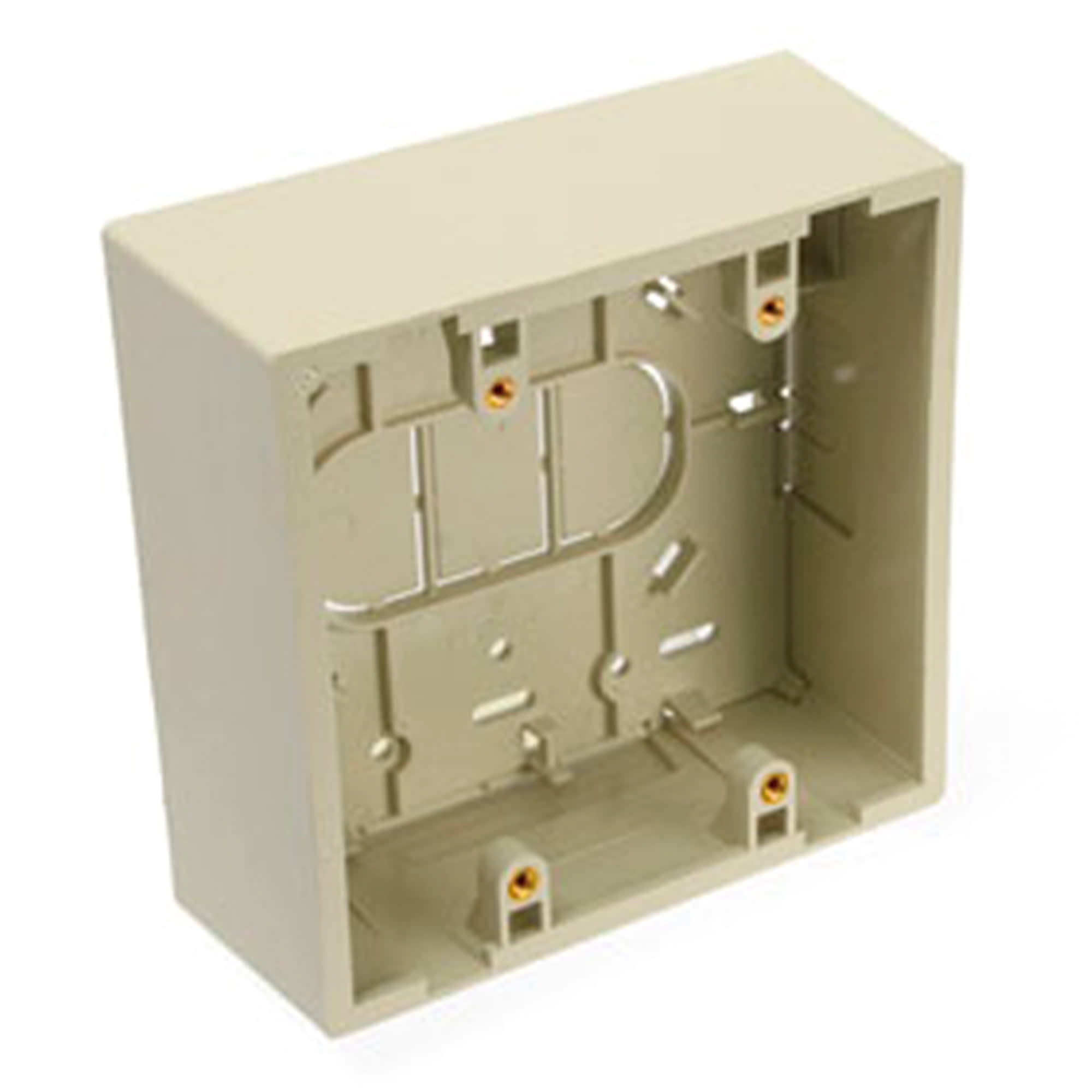 CAJA CUADRADA 4X4 1.89 MARFIL LEVITONDATA