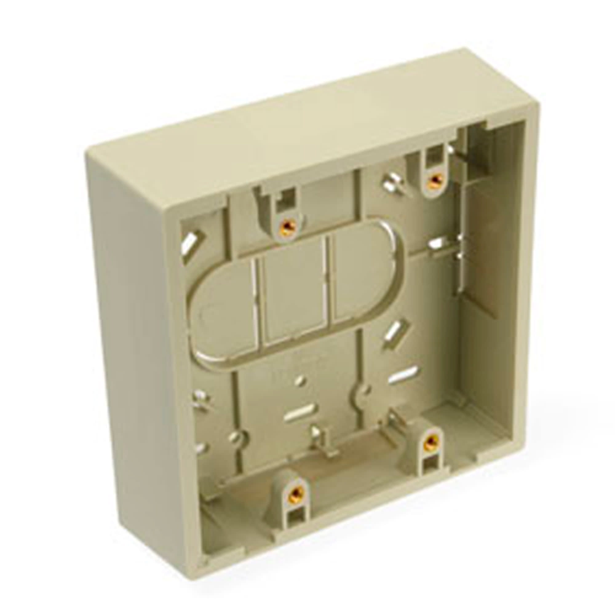 CAJA CUADRADA 4X4 1.45 MARFIL LEVITONDATA