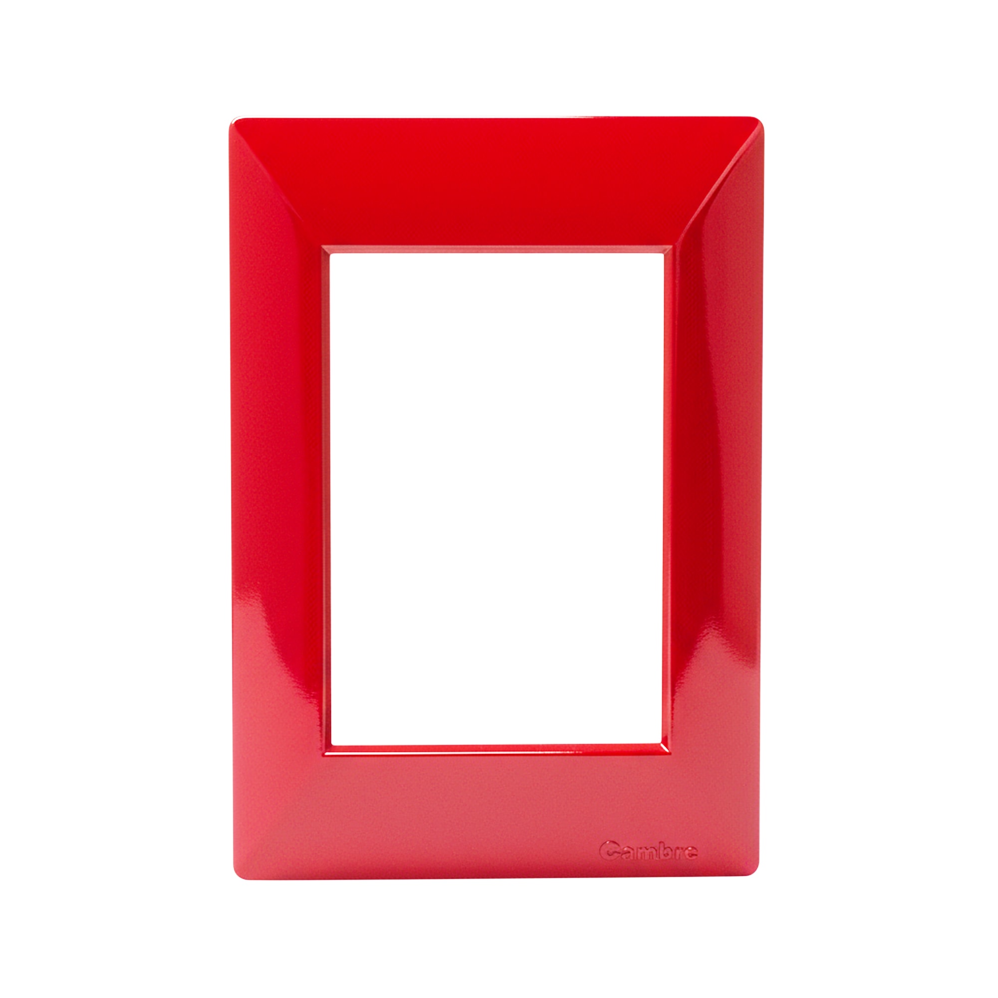 PLACA COLOR ROJO (SIGLO XXII) 4 MODULOS CAMBRE