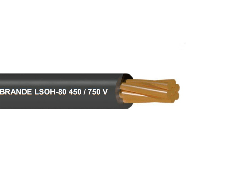 LSOH–80 (H07Z1-R) 450/750V CABLE 2AWG-MCM A040700114 BRANDE1
