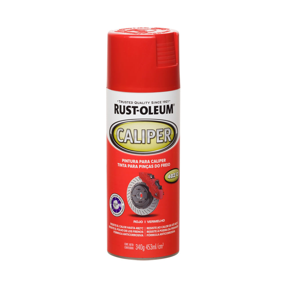 SPRAY AUTOMOTRIZ PINTURA CALIPER ROJO 312 GRAMOS RUST OLEUM