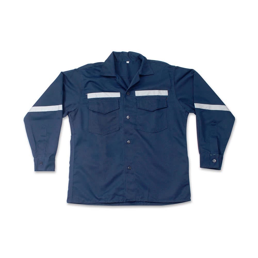 CAMISA DRILL TEC AZUL TALLA MEDIUM WERKEN1