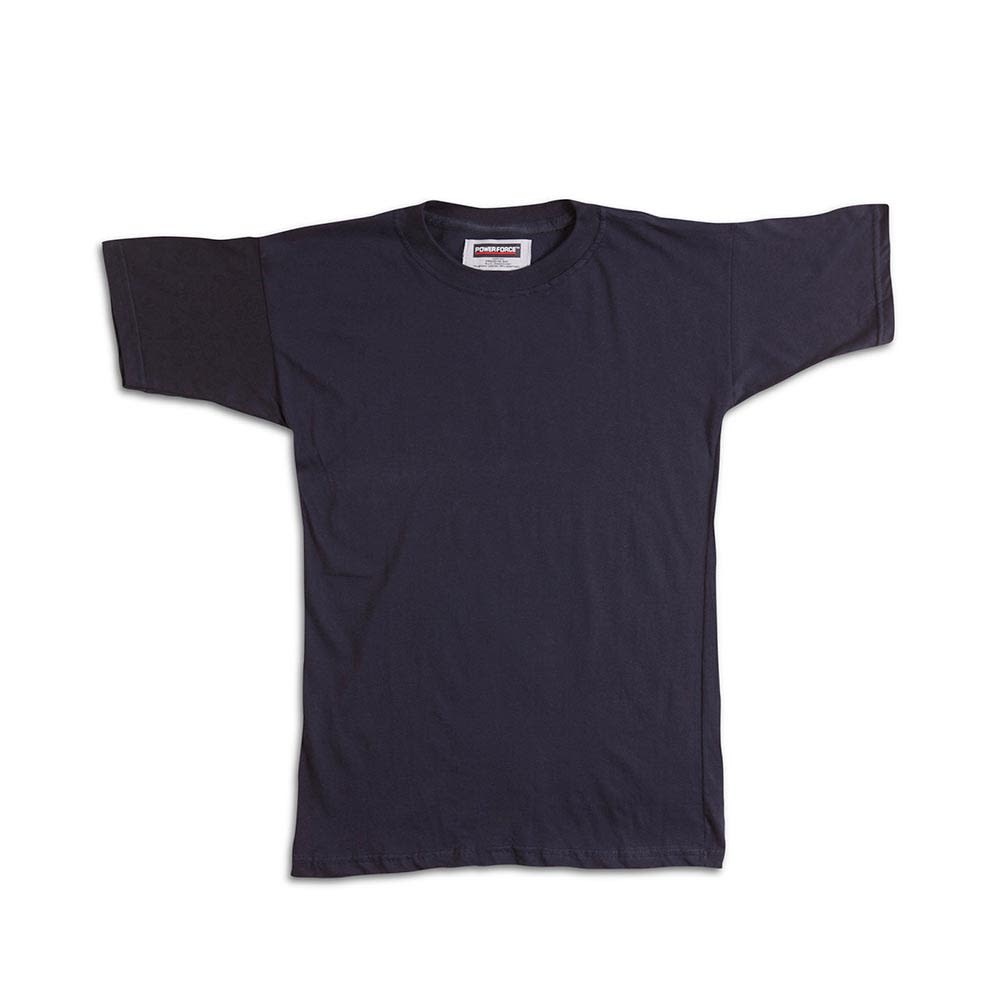 POLO DE ALGODON MANGA CORTA AZUL PARA TRABAJO WERKEN